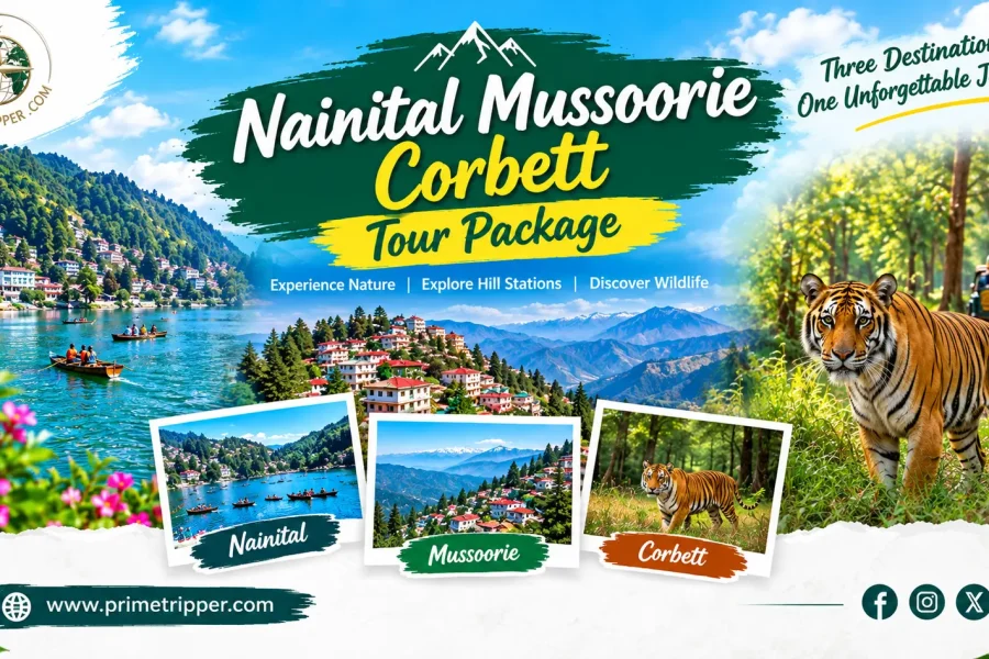 Nainital Mussoorie Corbett Tour Package for Couples And Families