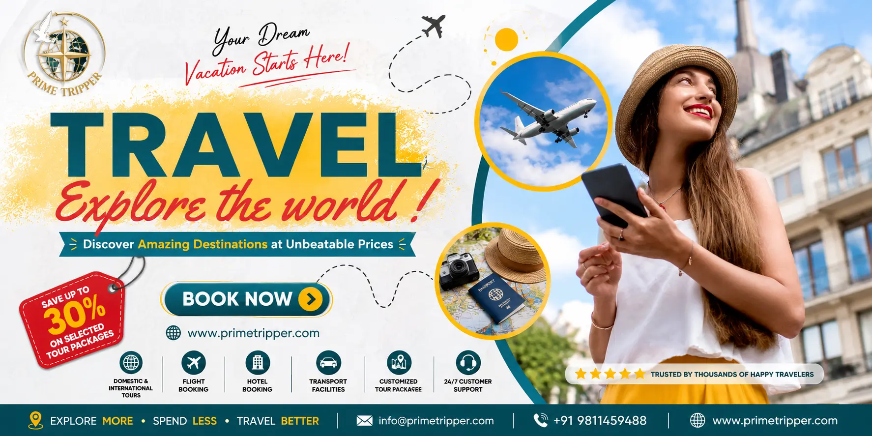 Prime Tripper - India's Most Trusted Tour And Travel Company